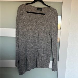 Gray COA Long Sleeve Sweater